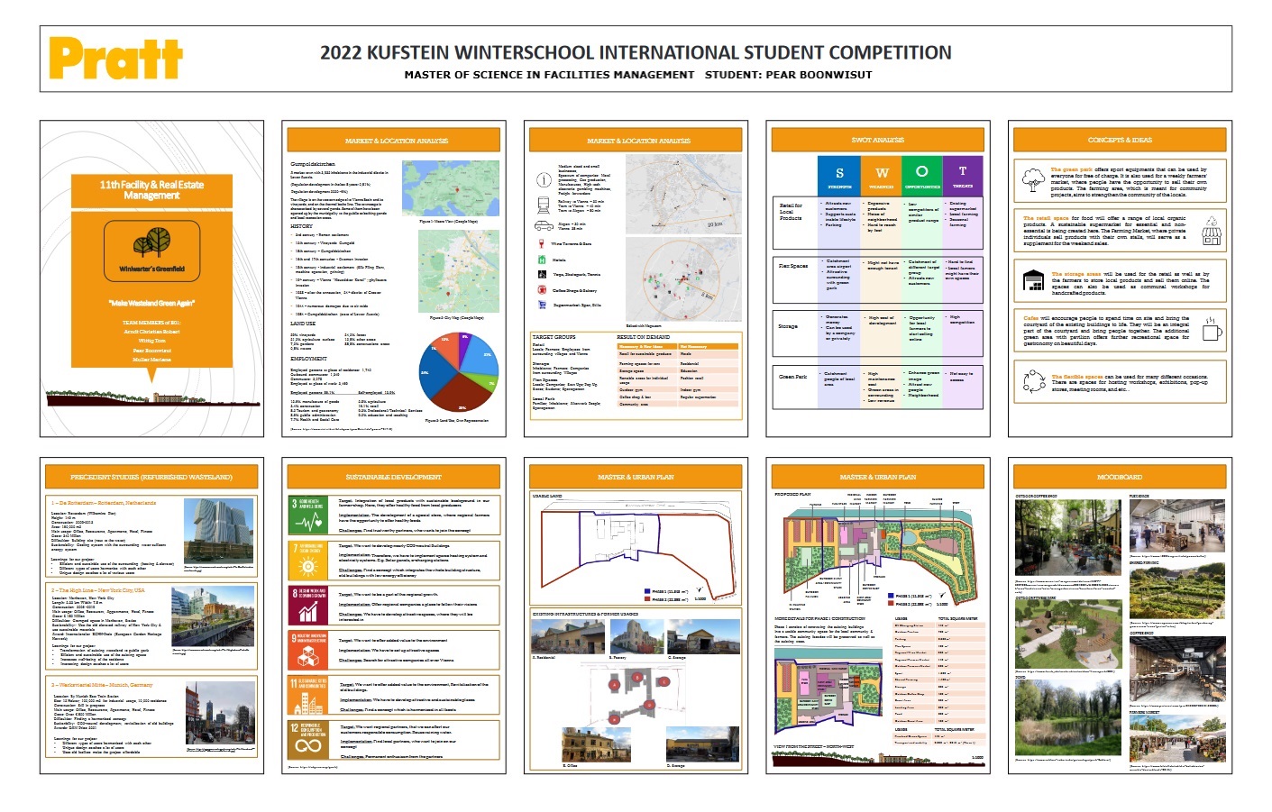 A poster for the 2022 Kufstein Winterschool international student Competition