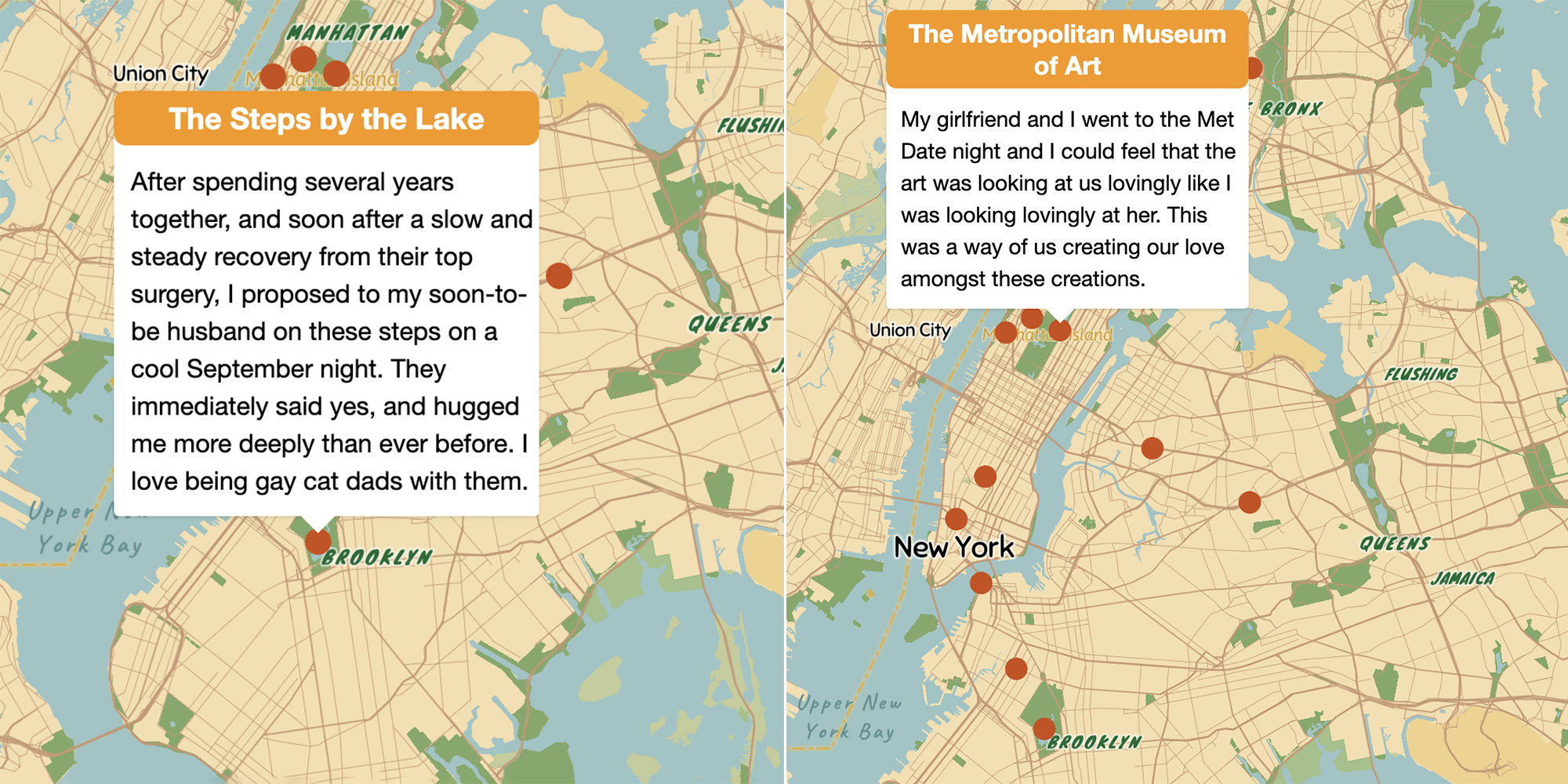 Crowdsourced stories from QUILT.