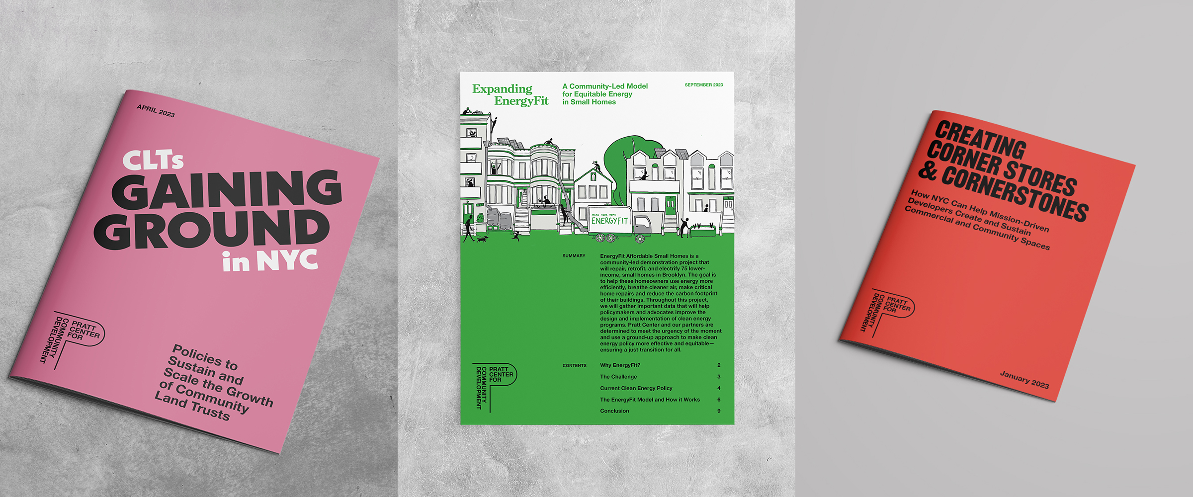 Reports from the Pratt Center for Community Development