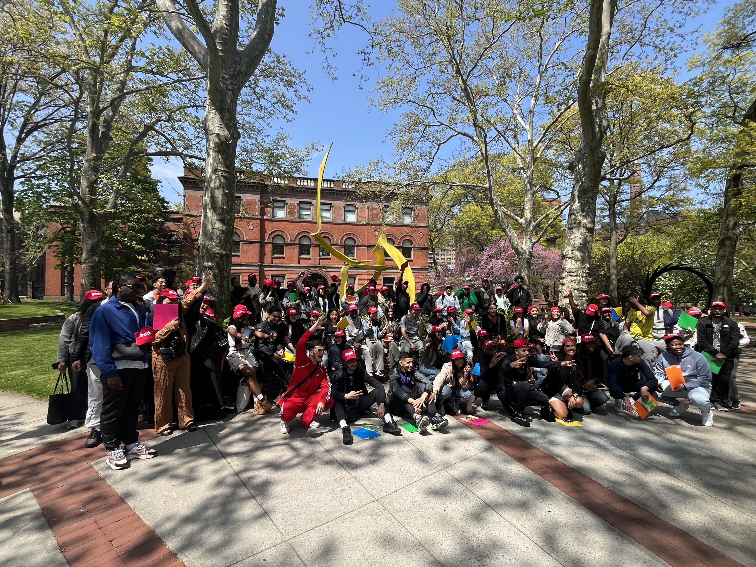 EBM Business School students at orientation on Pratt’s Brooklyn campus