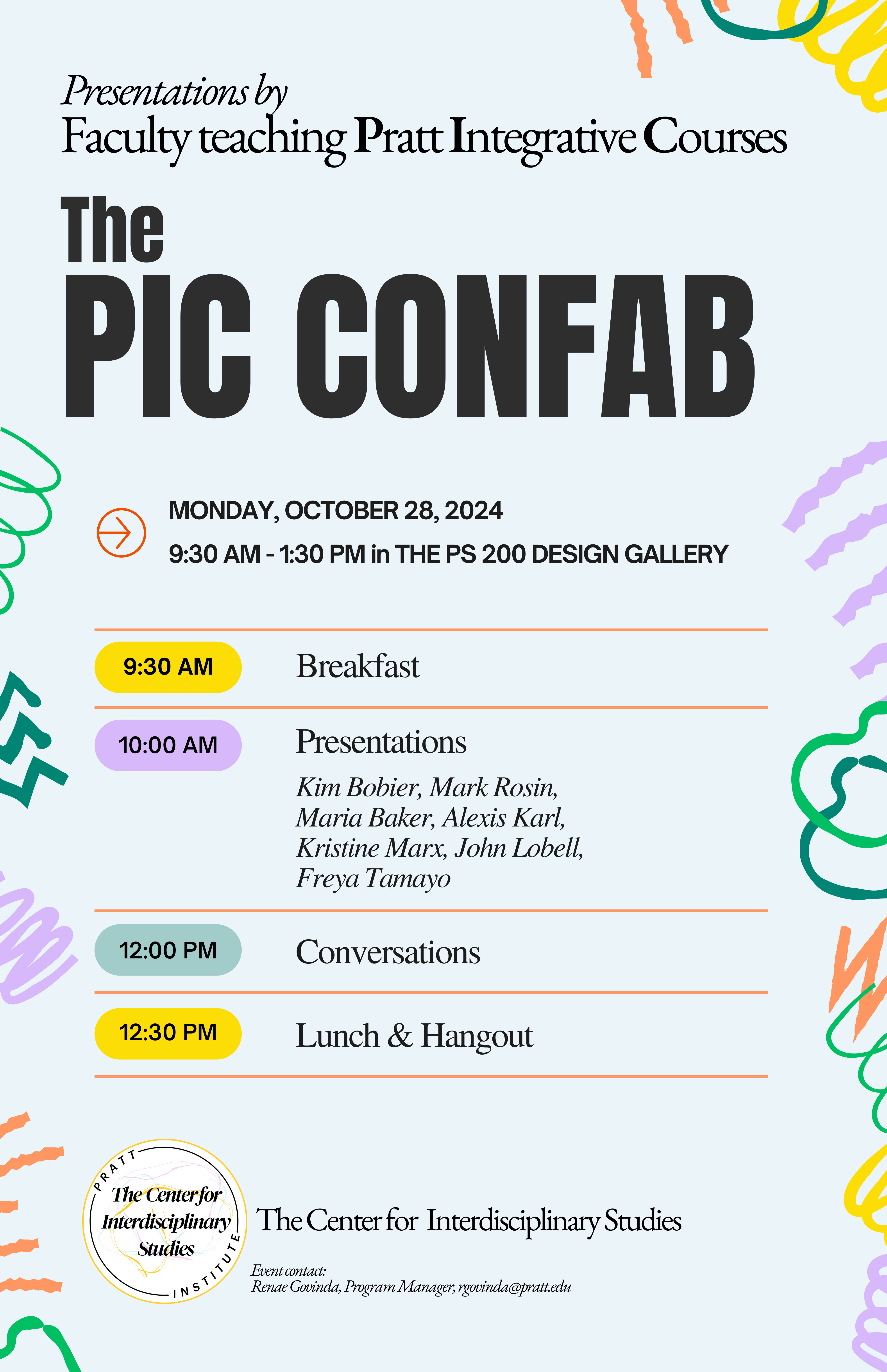 Event poster titled