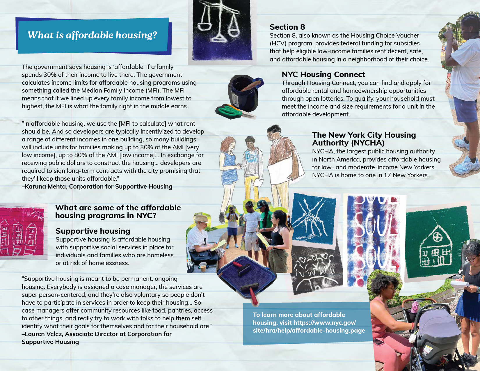 An educational spread titled