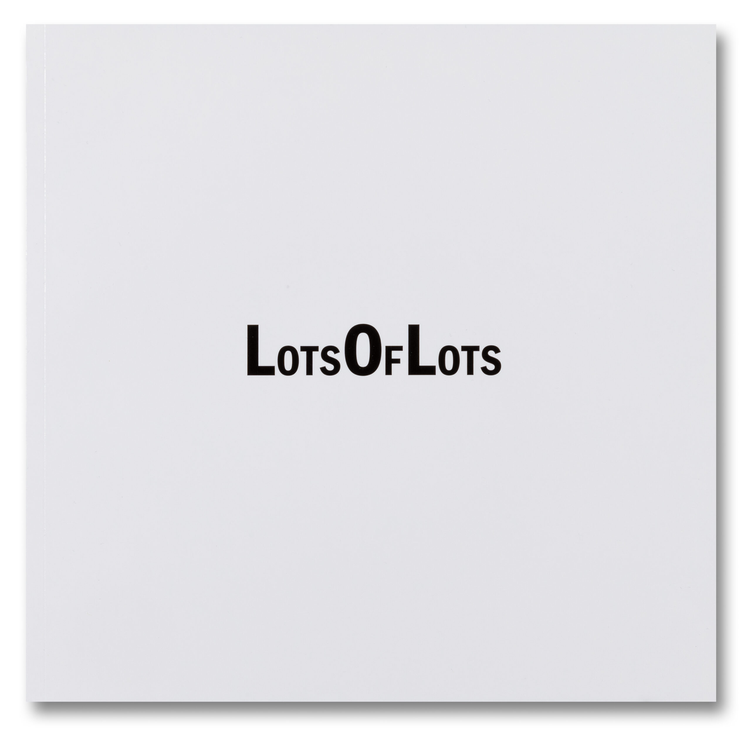 Minimalist white book cover with the title centered in bold, black lettering