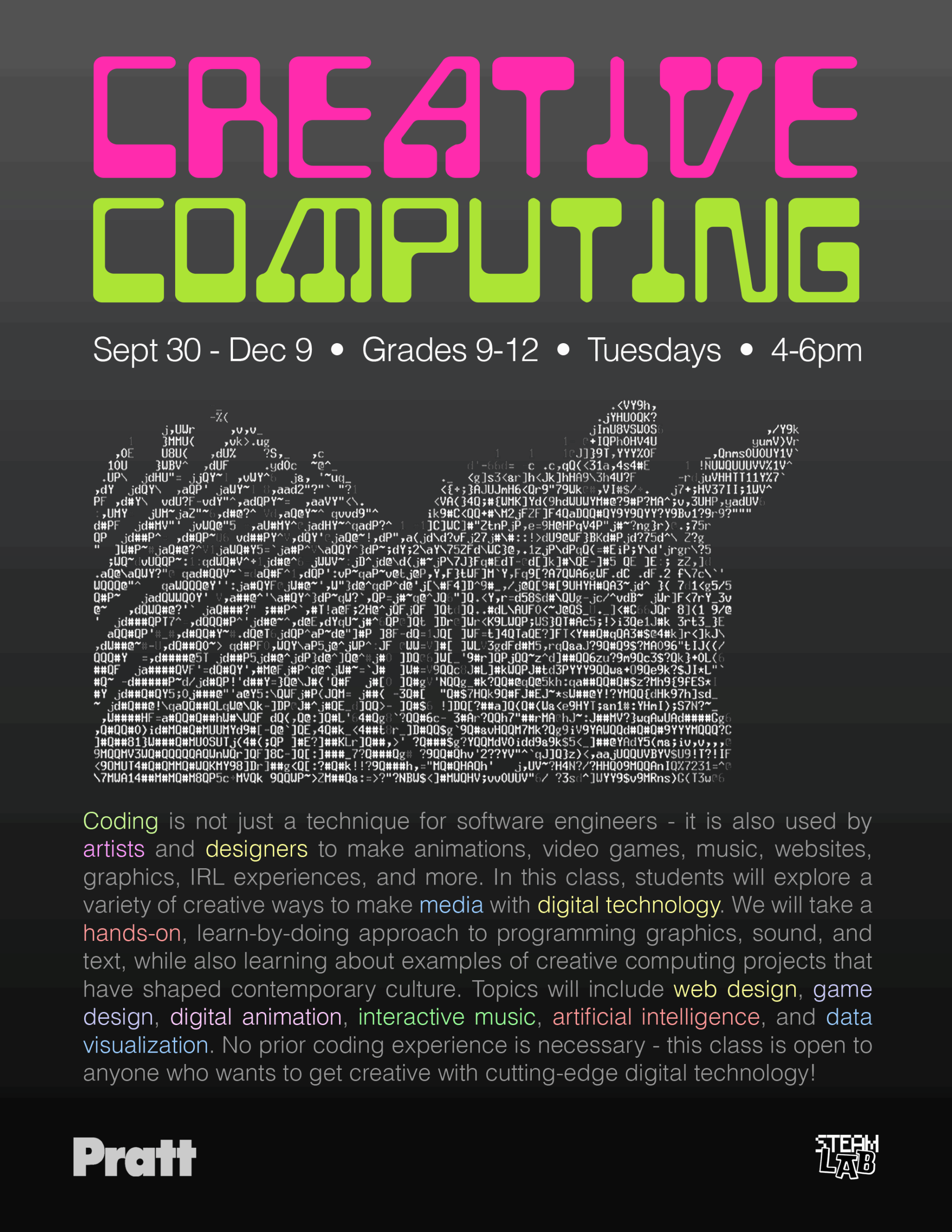 Poster titled
