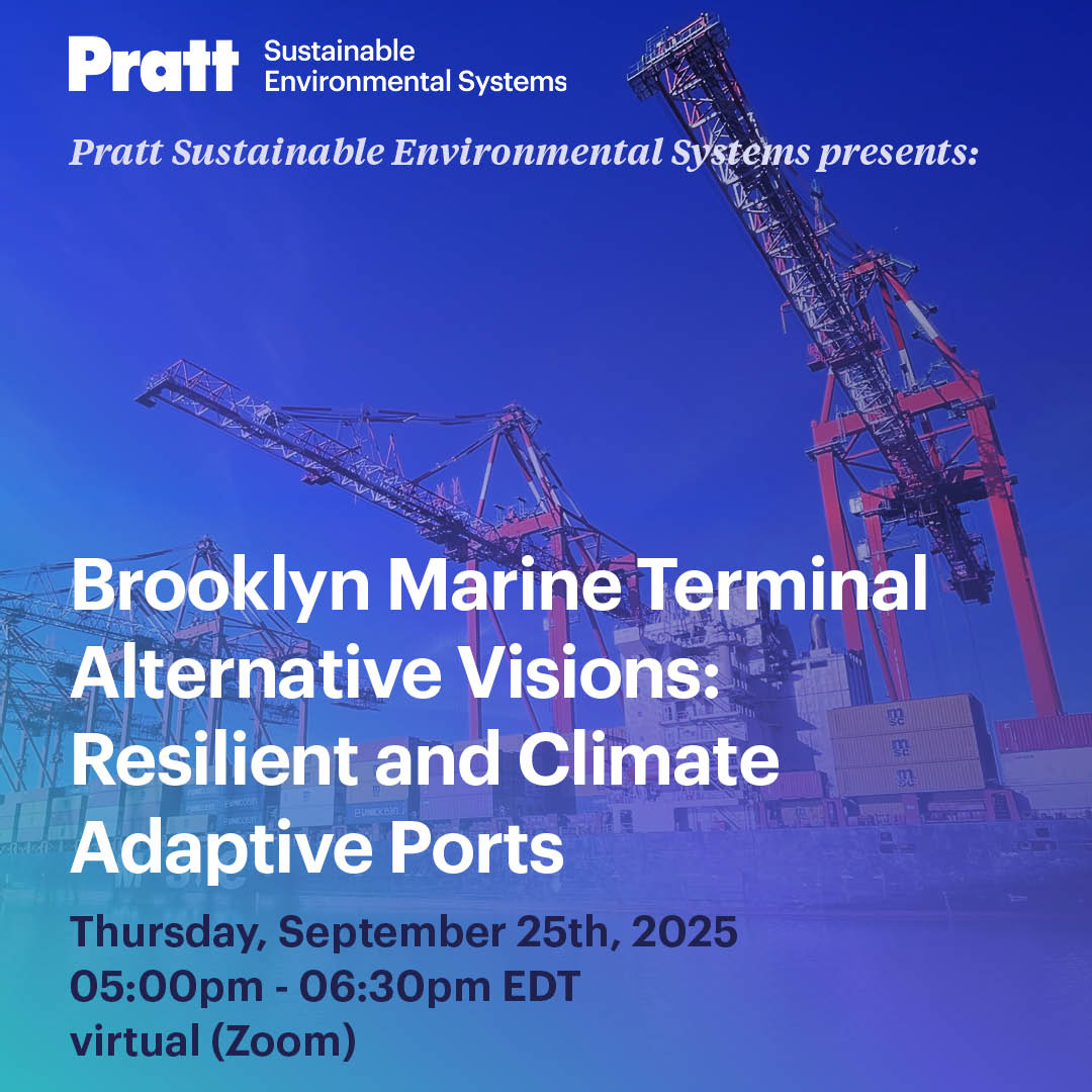 Details of talk over an image of cranes loading shipping containers at a port.