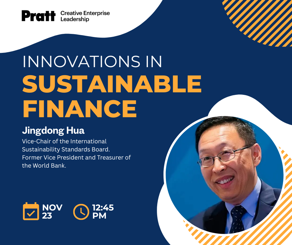 We are thrilled to invite you to a special guest speaking session with distinguished speaker, Mr. Jingdong Hua, Vice-Chair of the International Sustainability Standards Board (ISSB) on Innovations in Sustainable Finance.