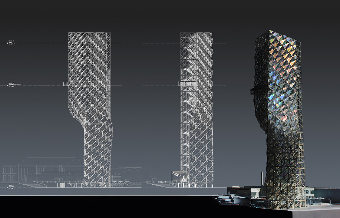 Prism Tower Drawings