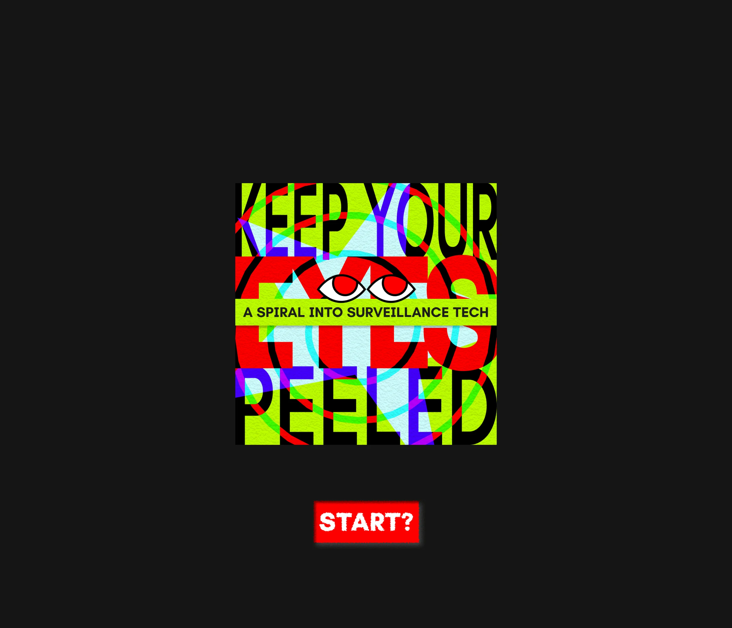 A colorful graphic featuring the text 