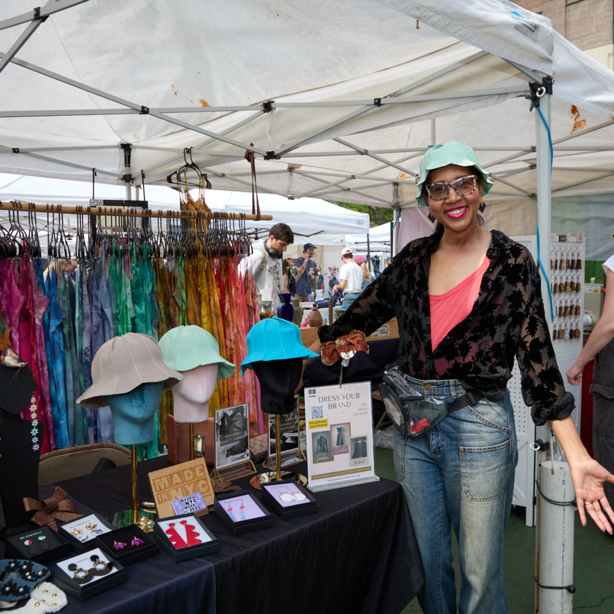 Made in NYC member vending at Grand Bazaar