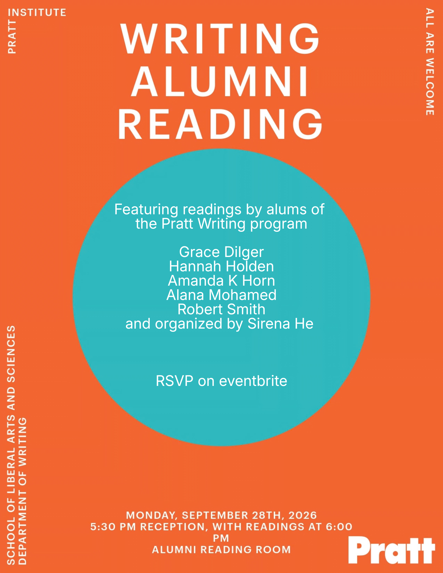 Writing Alumni Reading