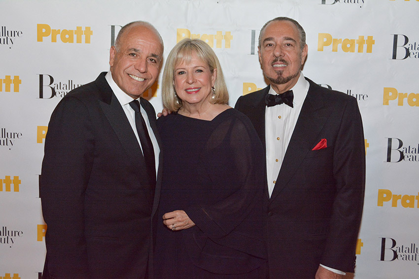 Image (L-R): Honoree Sam Ghusson, Honoree Robin Burns-McNeil, Marc Rosen (photo: Andrew Werner)