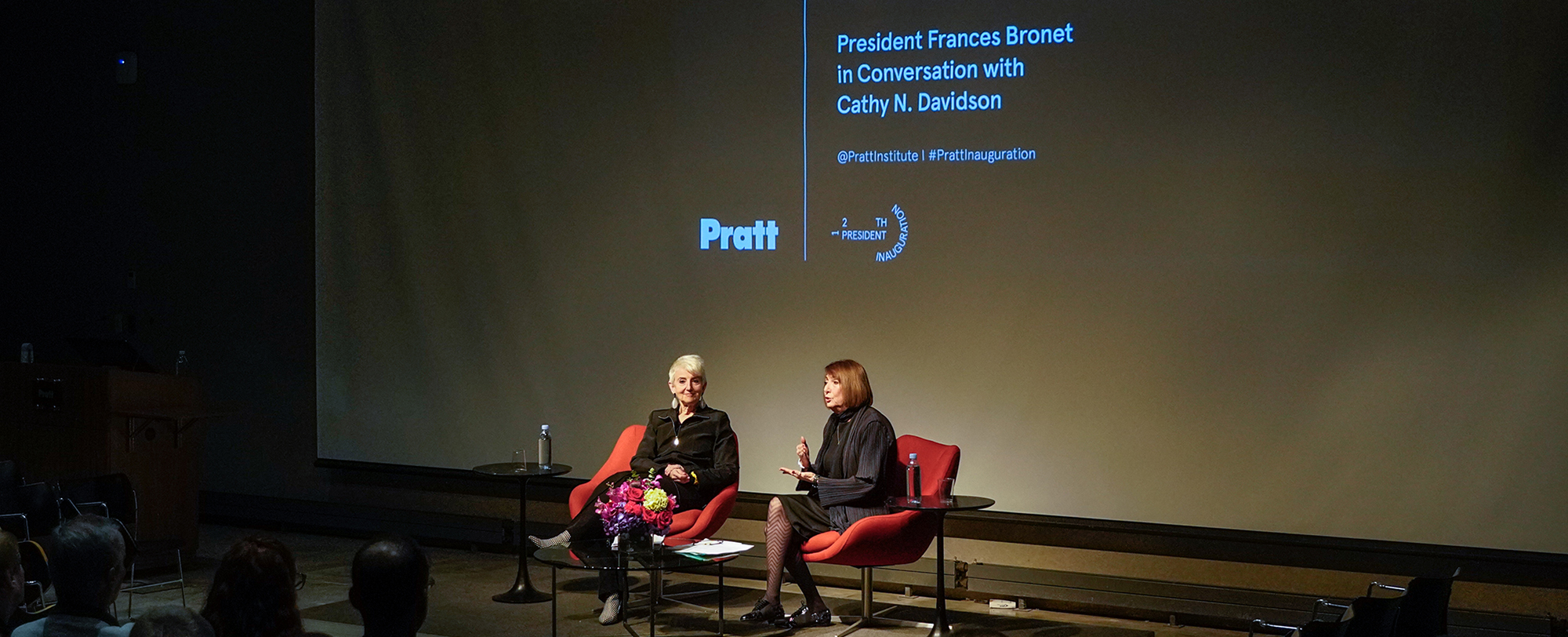 President Bronet and Cathy N. Davidson