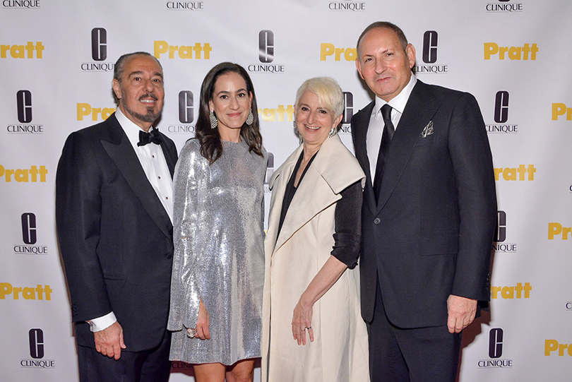 Marc Rosen, Jane Lauder, Pratt President Frances Bronet, John Demsey