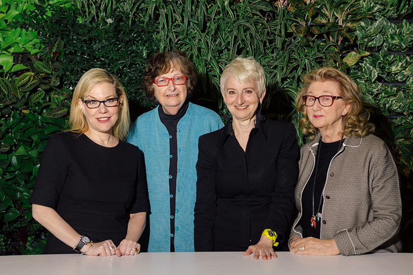 Debbie Millman, Susan Szenasy, President Bronet, Sybil Yurman