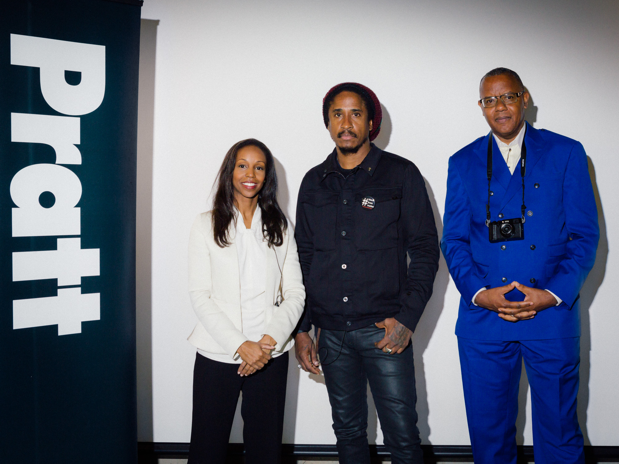 Dr. Sarah Lewis, Ruddy Roye, and Jamel Shabazz