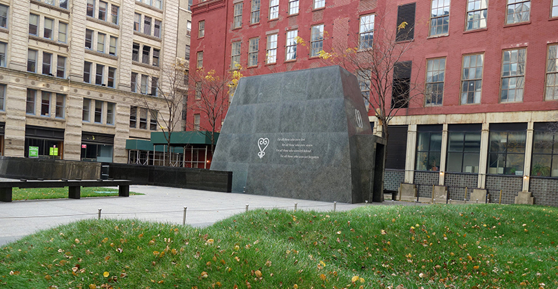 African Burial Ground National Monument in Manhattan