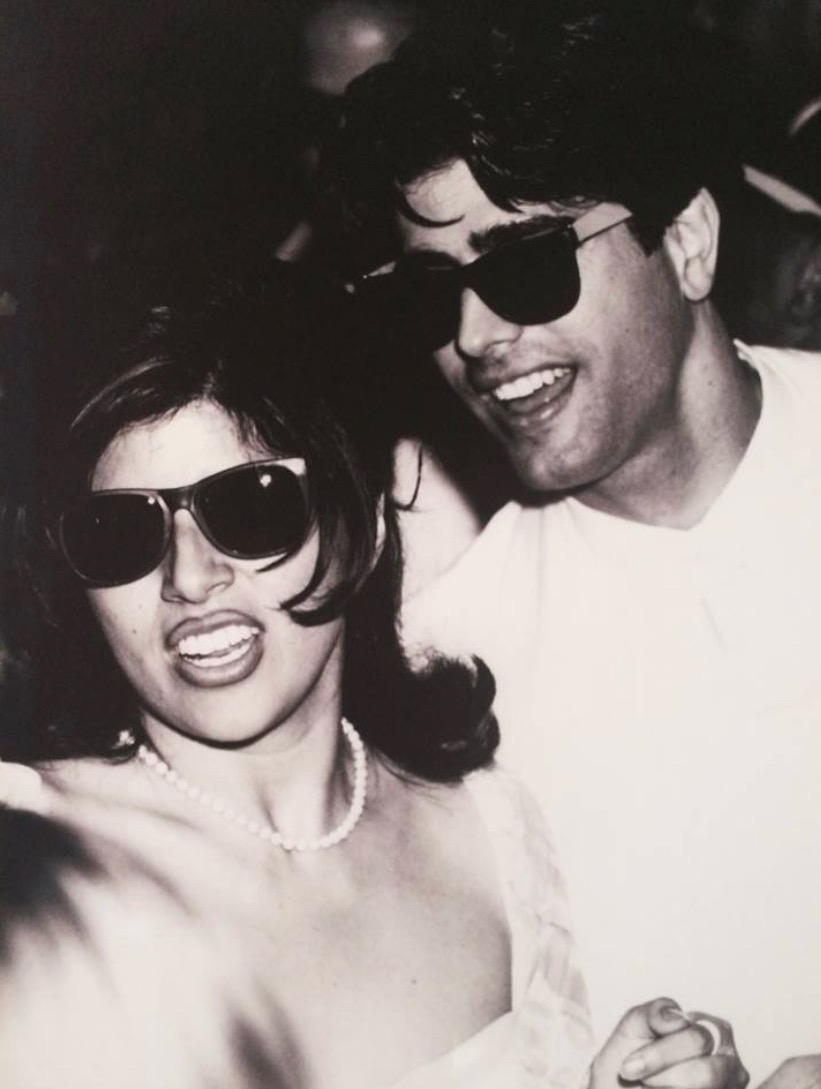 Eugene and Sonia Flotteron wearing sunglasses and smiling.