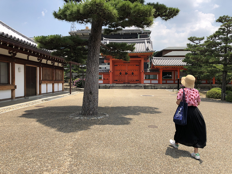 Pratt students explore Ryoanji Temple in Kyoto