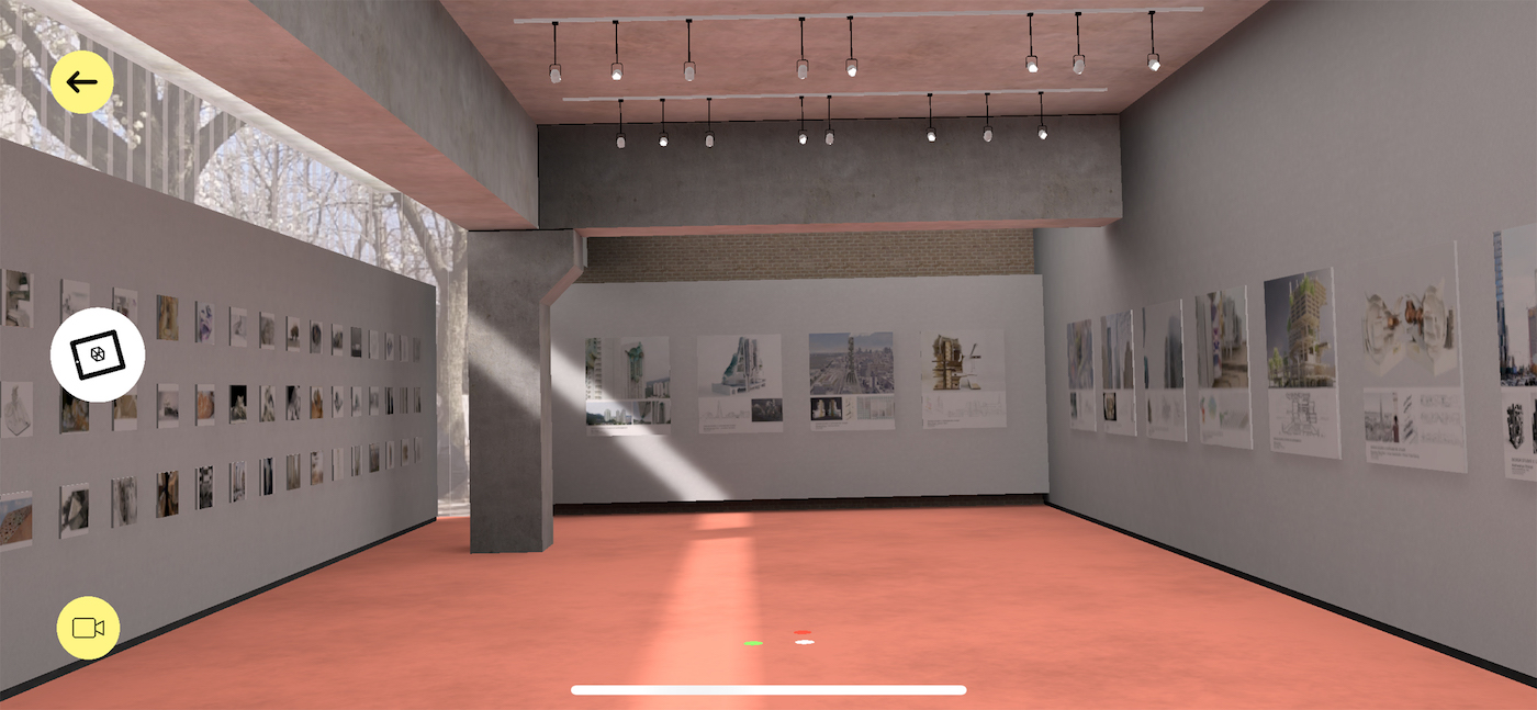 Pratt Virtual Exhibitions app (screenshot courtesy GAUD)
