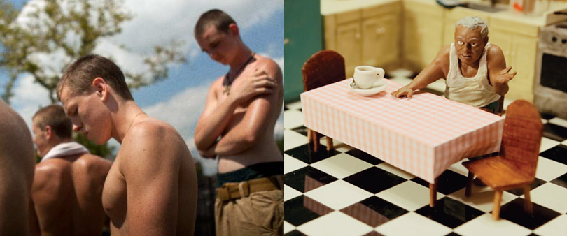 Stills from Beach Rats and Victor and Isolina