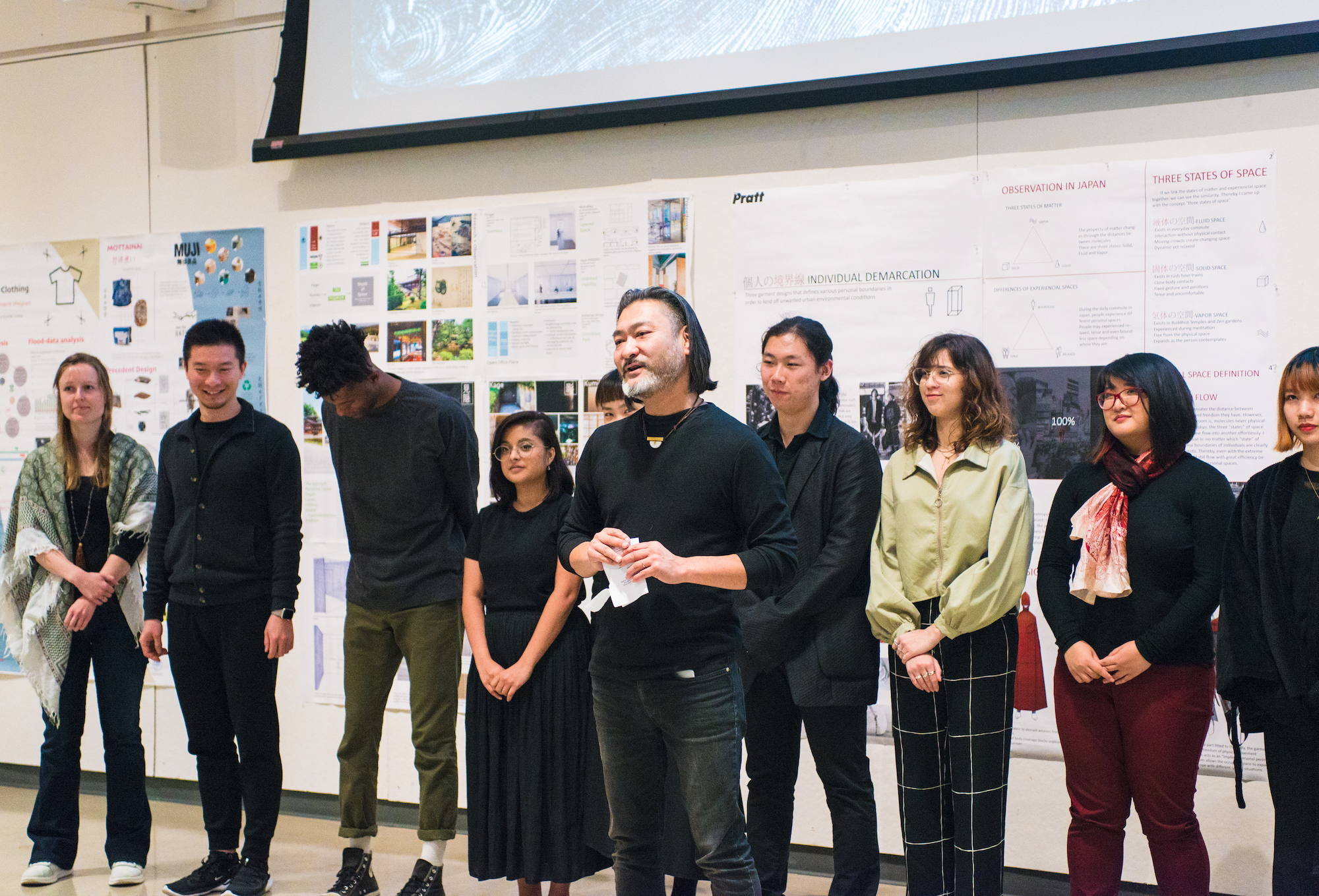 The “Special Projects Summer in Japan-Opening Reception” with participants in the course “Gather. Immerse. Inspire.”