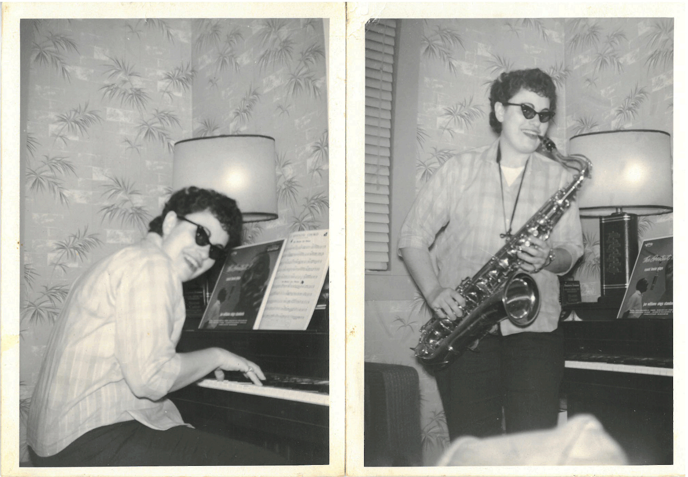 1960s photographs of jazz musician Zena Latto in her sister Claire Richmond’s New Orleans home (courtesy Claire Richmond)