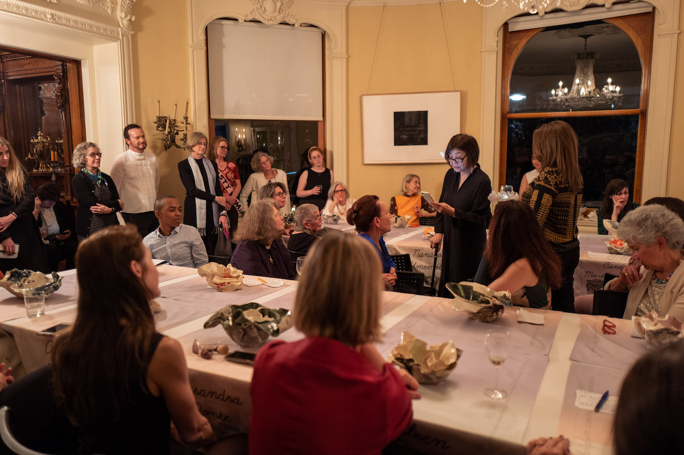 The Mistresses of Pratt Dinner Party (photo by Armon Burton)