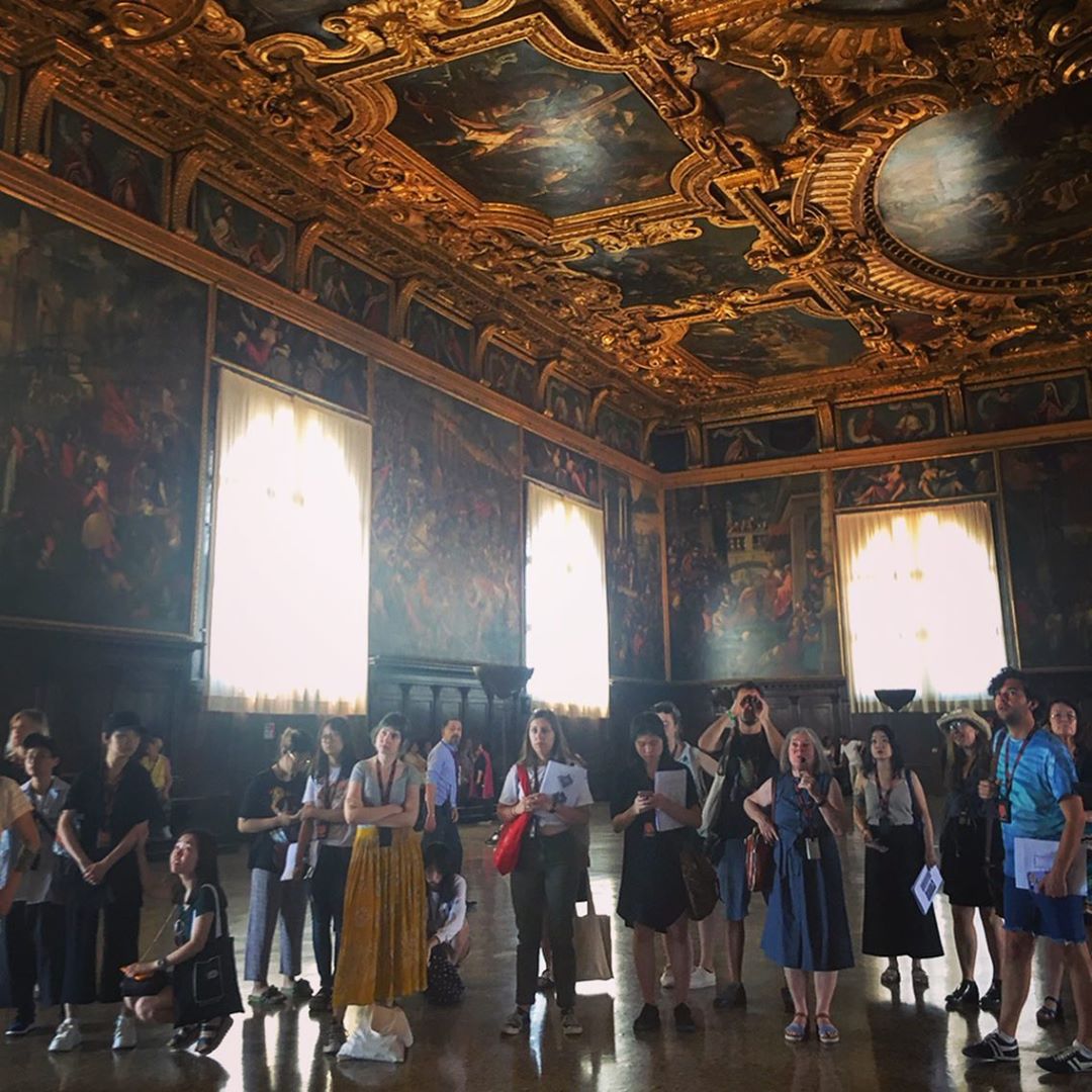 Pratt students tour the Doge’s Palace in Venice