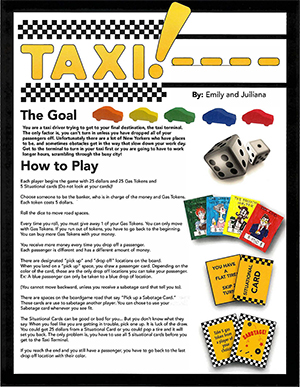 Taxi flier