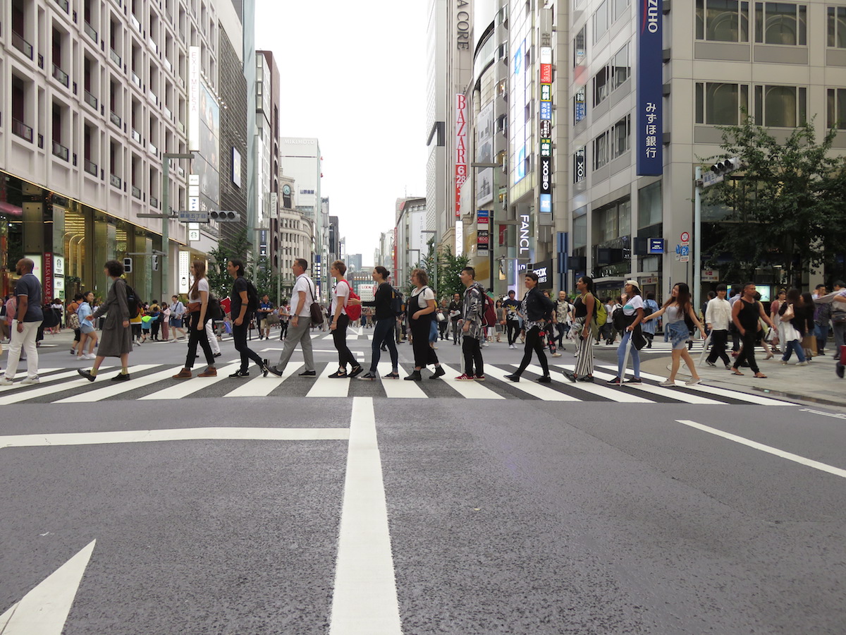 Pratt students in Tokyo