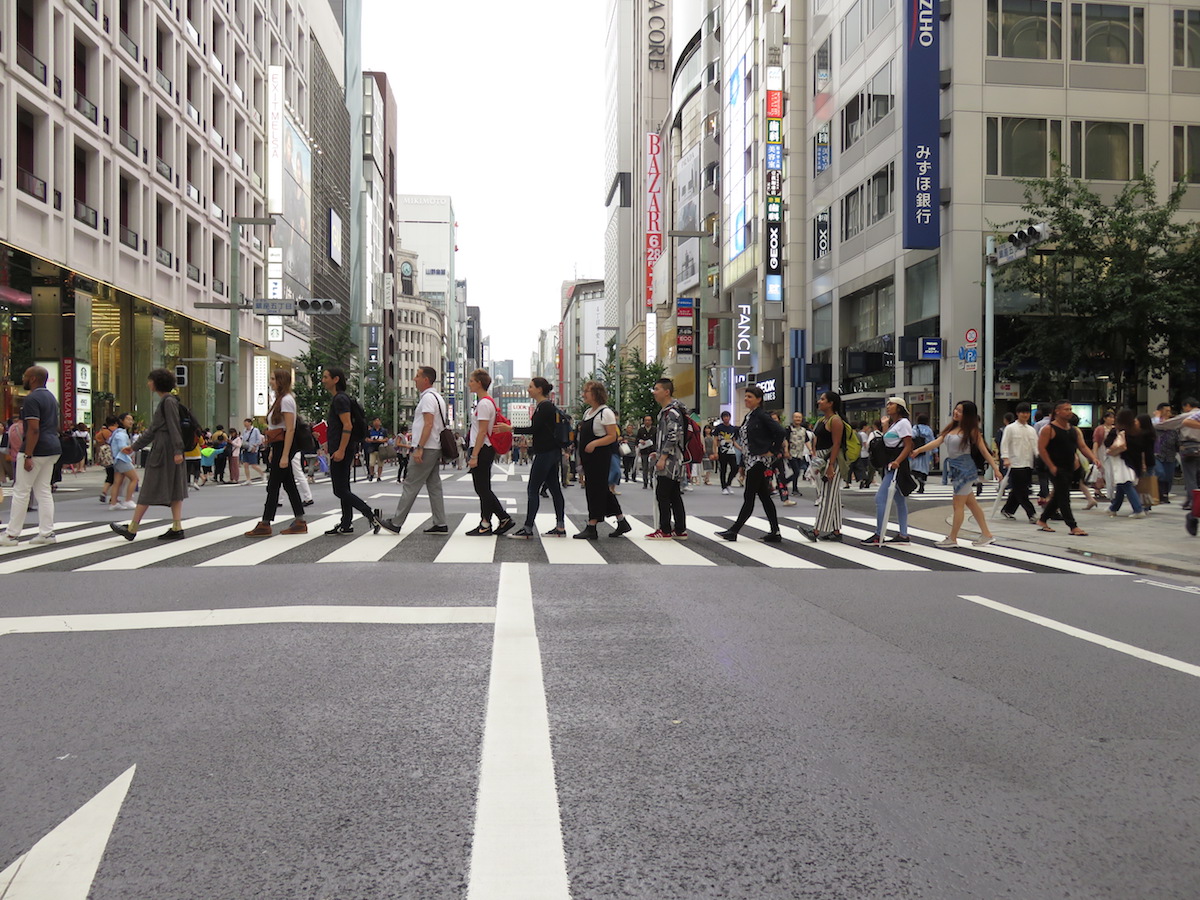 Pratt students in Tokyo